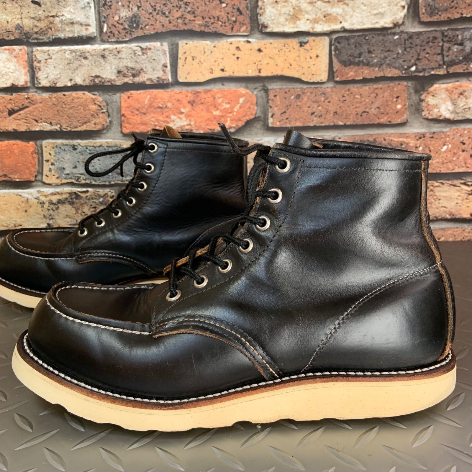 ☆REDWING 8179 オリジナル茶芯 刺繍羽タグ前期 1996年製 US7E JP25