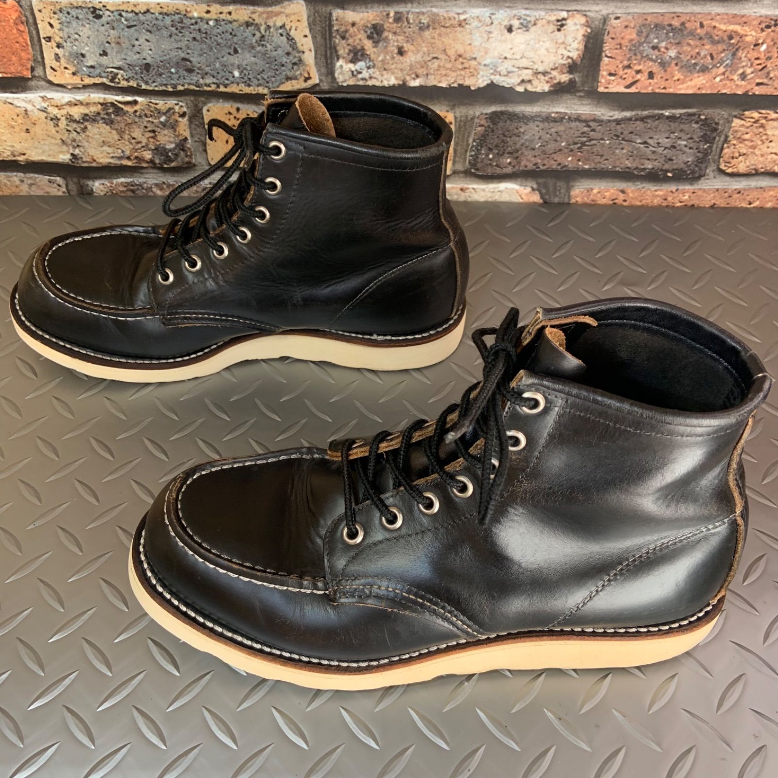 ☆REDWING 8179 オリジナル茶芯 刺繍羽タグ前期 1996年製 US7E JP25