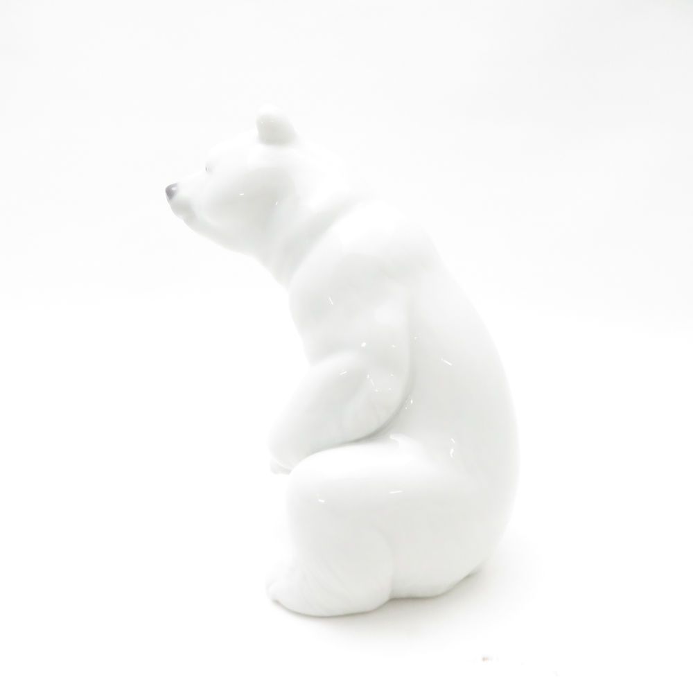未使用 LLADRO リヤドロ 1208 RESTING POLAR BEAR ホッキョクグマ