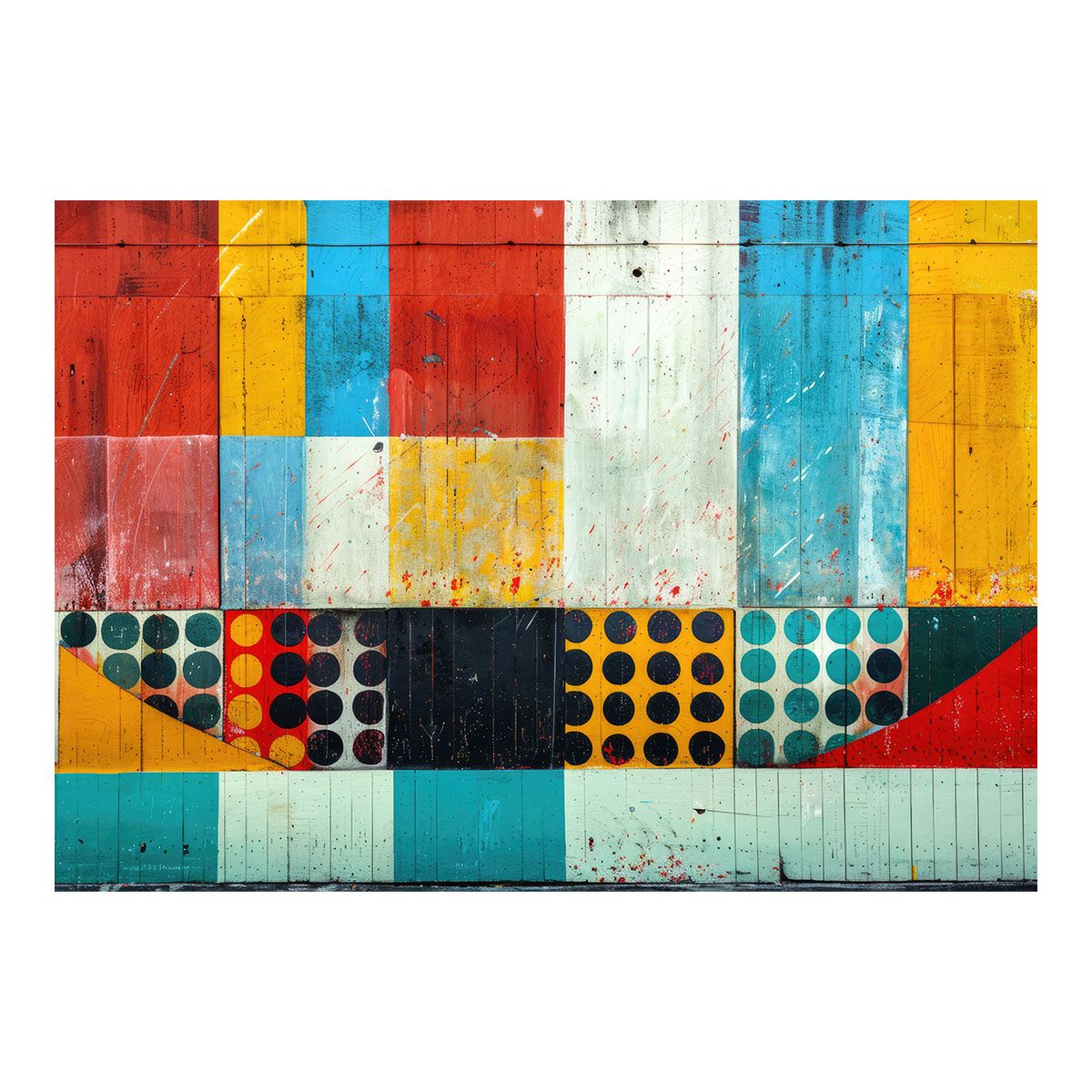 【A2サイズ（約42x59cm）】【lh-poster-3681】【フレーム付き】北欧 幾何学 キレイ目インテリア パターン アート ポスター 模様 パターン インテリア