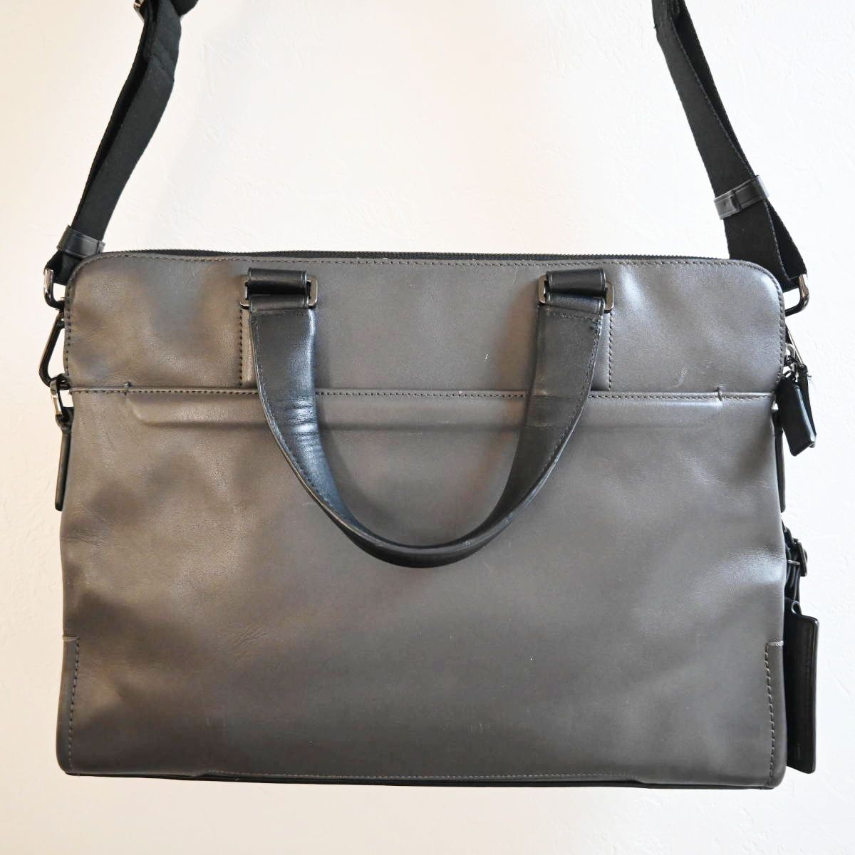 TUMI トゥミ レザー 2WAY ビジネス ハンドバッグ ショルダーバッグ 
