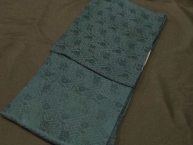 平和屋本店□色無地 まとめて 3点 花柄 流水 紗綾形 地紋 など 着用