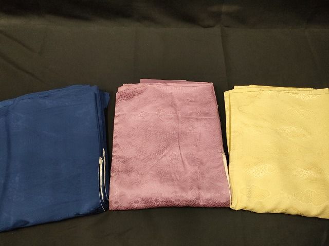 平和屋本店■色無地 まとめて 3点 花柄 流水 紗綾形 干割れ 地紋 など 着用可能多数 全て正絹 ppp3244 平和屋本店□色無地 まとめて 3点 花柄 流水 紗綾形 干