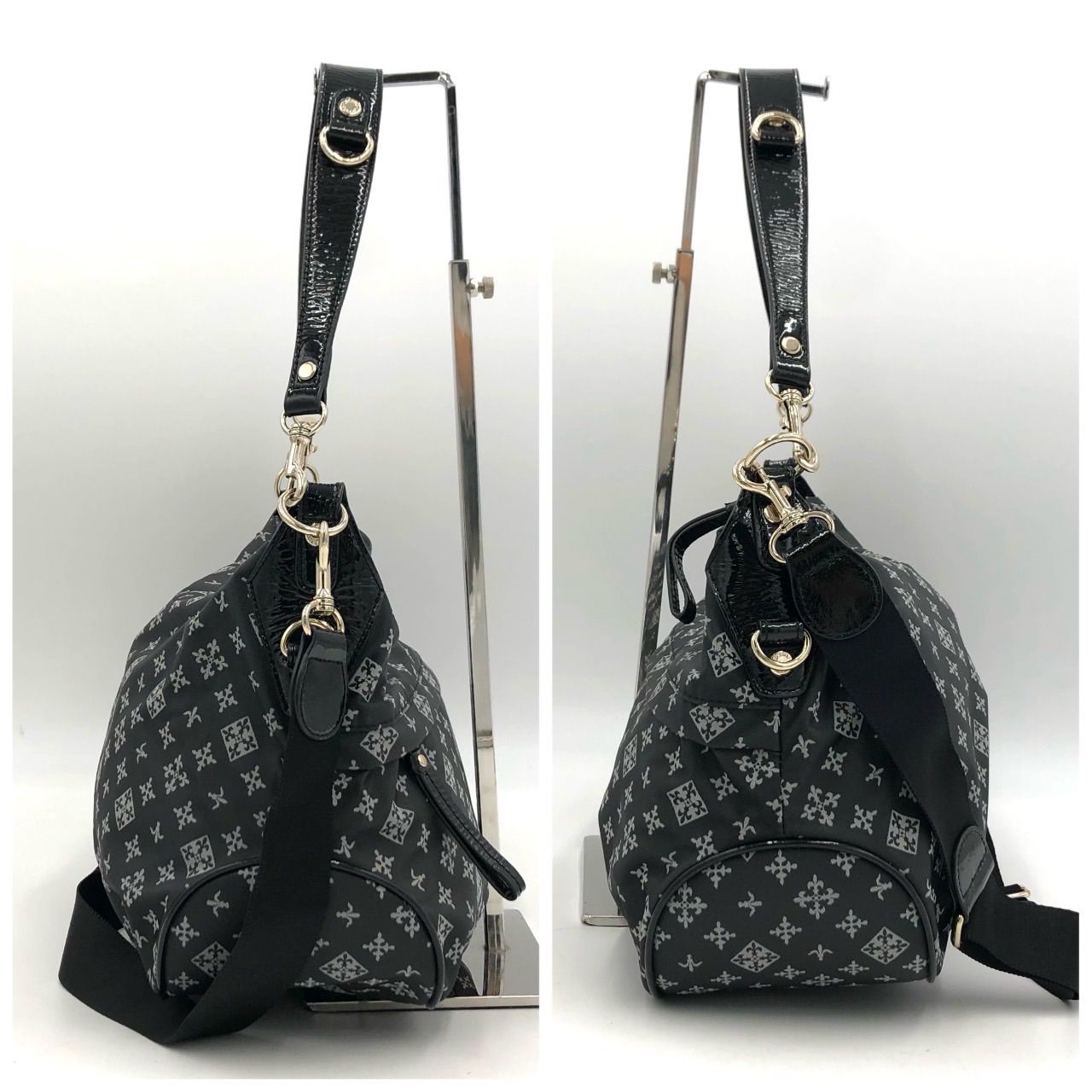 レディース 極美品 russet ラシット トートバッグ ナイロン 黒 