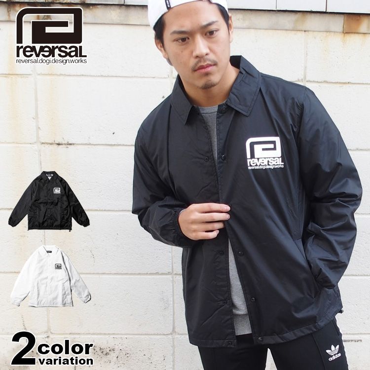 reversal リバーサル コーチジャケット BIG MARK COACH JACKET メンズ レディース 格闘技 ストリート トレーニング ジム rvddw rvbs 011