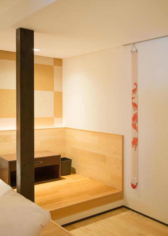 291 京都洛柿庵 のれん Tsj-012 細タペ「千本鳥居」麻 100%  タペストリー 細タペストリー 掛け軸 インテリア 和モダン 和風