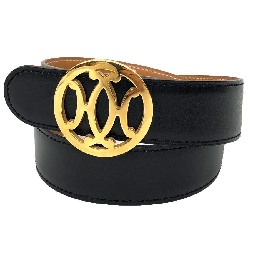 エルメス　ベルト　65 ヴィンテージ　ブラックゴールド エルメス ベルト 65 ヴィンテージ ブラックゴールド エルメス HERMES