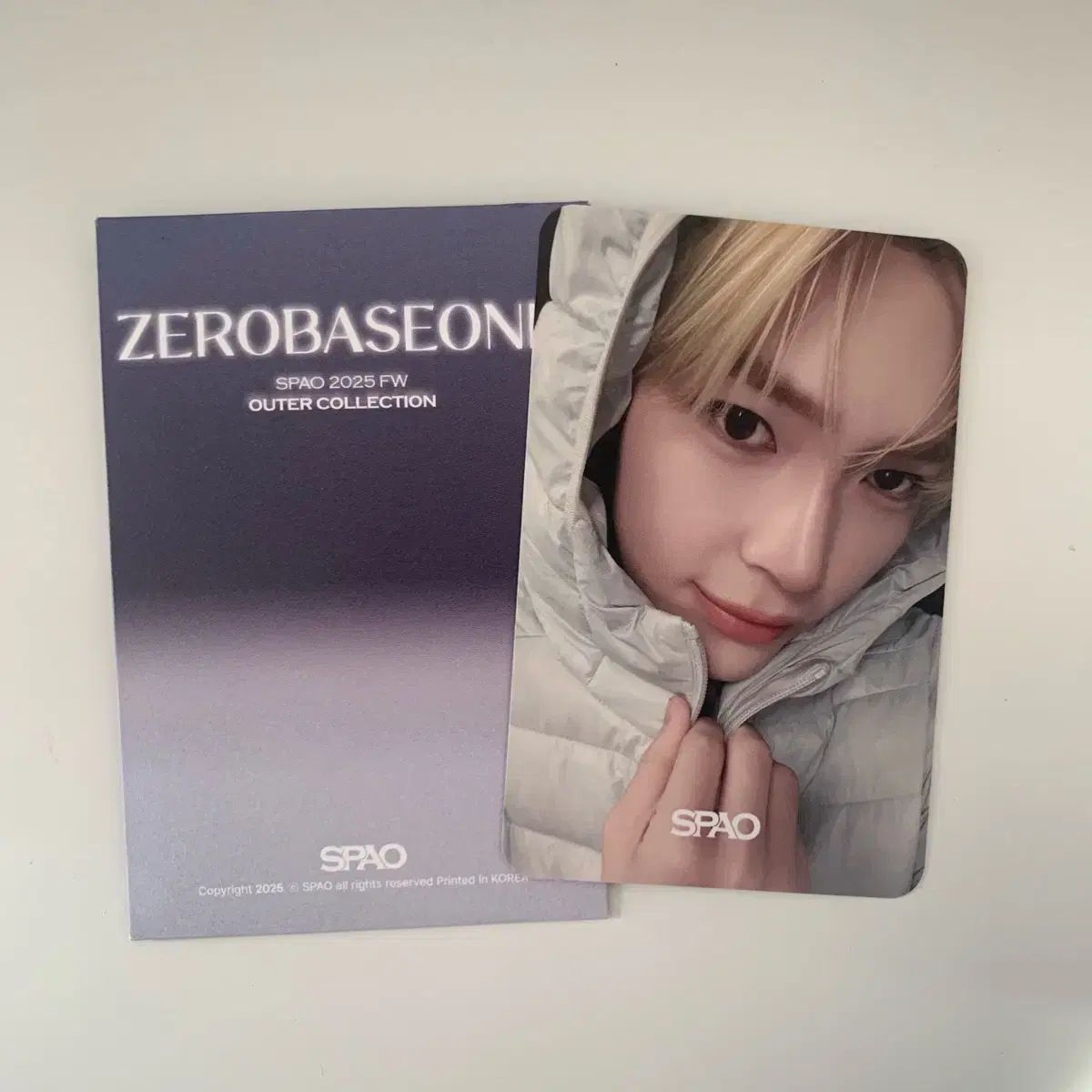 SPAO ZEROBASEONE(ゼロベースワン・ZB1・ゼベワン) ソン・ハンビン