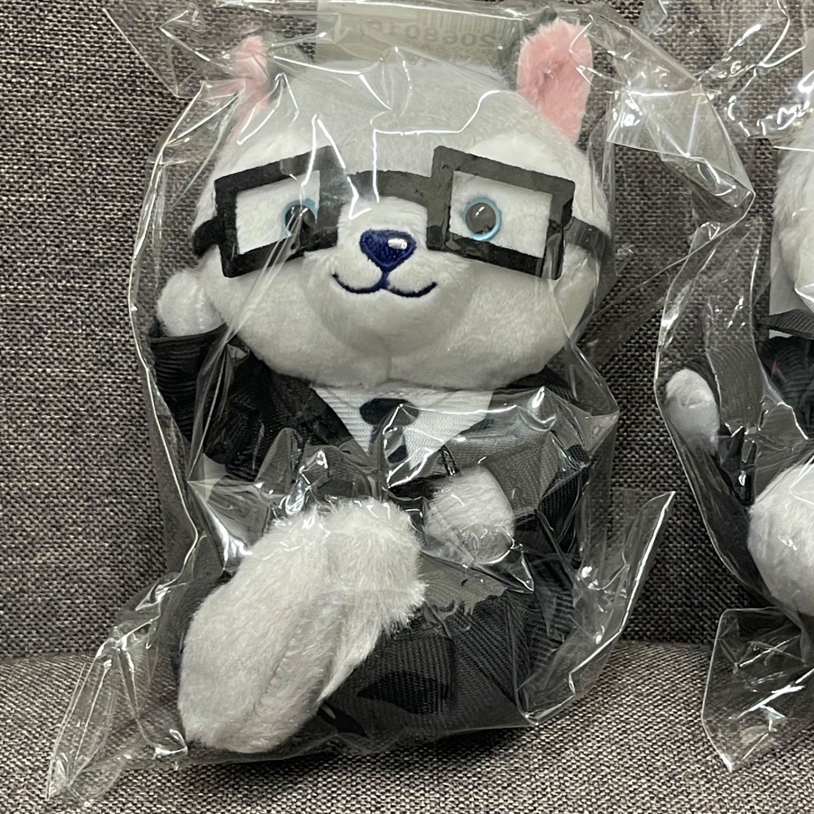 NPA】ノッキンオン ロックドドア お座りぬいぐるみ 氷雨犬 倒理犬 2種