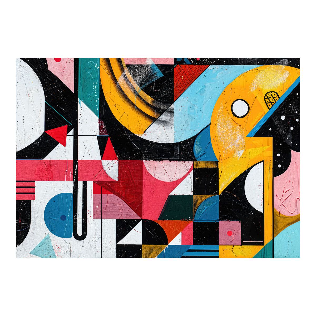 A1サイズ（約59x84cm）】【lh-poster-3712】【フレーム付き】北欧 幾何