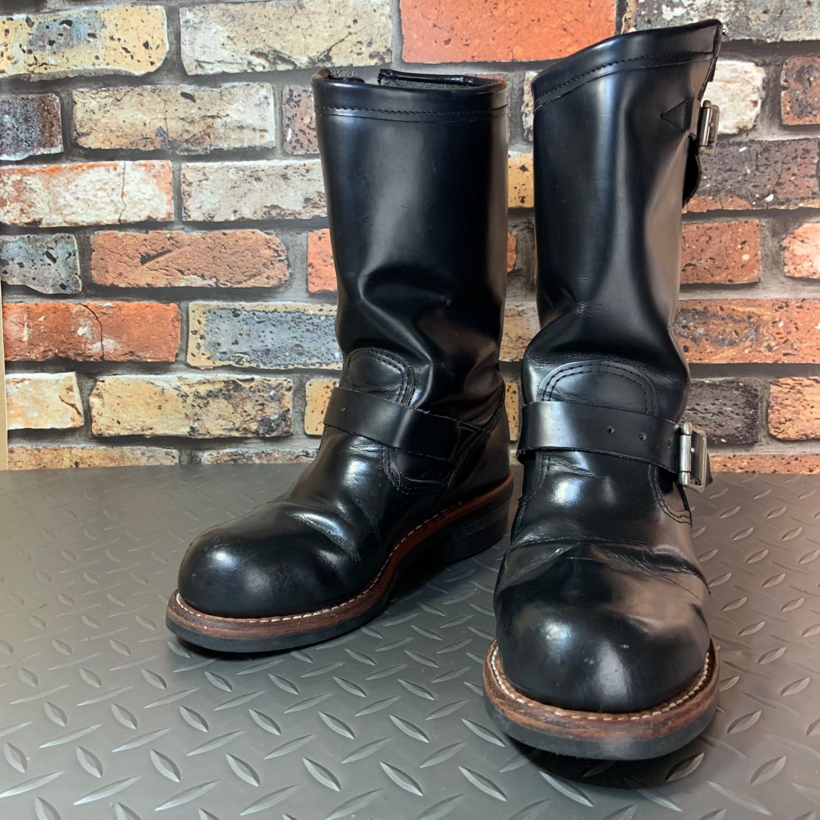 ☆Chippewa 99953 ブラックコードバンカラー エンジニアブーツ 2012年