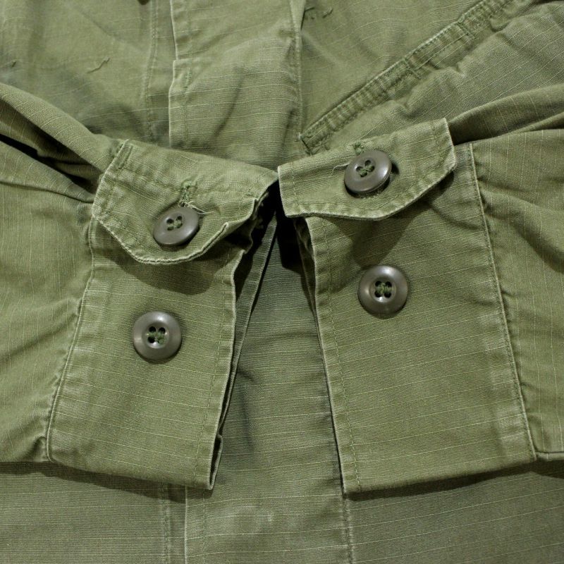 70s USA製 vintage U.S.ARMY 5th ジャングルファティーグ リップス