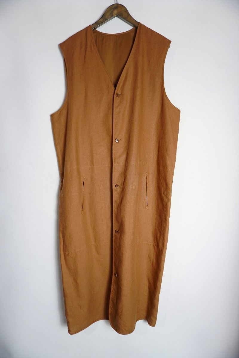 新品 正規 21SS HED MAYNER ヘドメイナー SLEEVELESS VEST リネン 