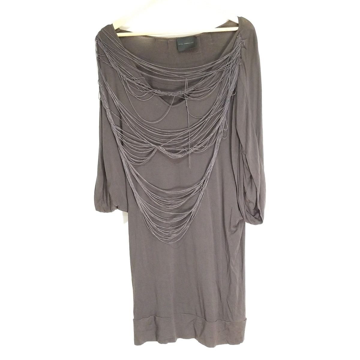 HOTEL PARTICULIER ホテルパーティキュリエ チュニック サイズS レディース ダークグレー