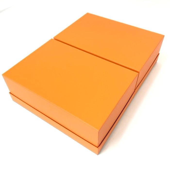 HERMES エルメス 空箱 靴箱 シューズ袋(2足分) ショッパー リボン 各2