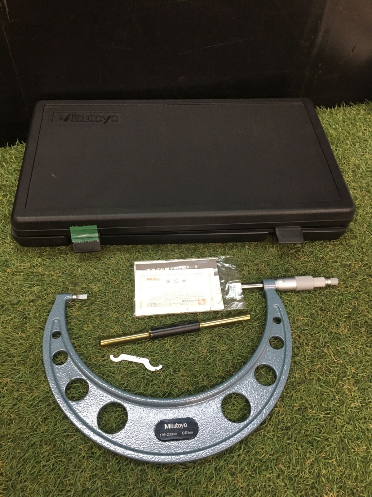 品 0906 Mitutoyo ミツトヨ 直進式ブレードマイクロメータ BLM-200 175～200 mm 0.01 ブレードマイクロメーター 122-108 測定器