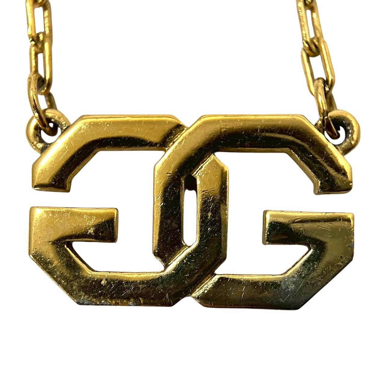 GIVENCHY】GGロゴ ネックレス ゴールド/金カラー 1977 ペンダント