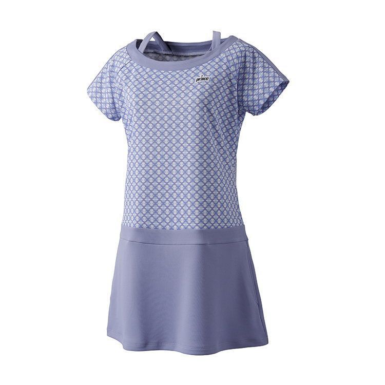 prince プリンス 半袖 シャツ スカート スコート テニスウェア レディース ウィメンズ ワンピース 吸汗速乾 ＵＰＦ５０ 制電 ライトスムース素材 ラベンダー WS 4405-134