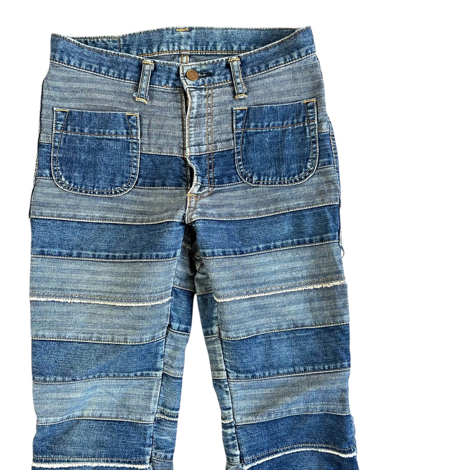 HYSTERIC GLAMOUR / ヒステリックグラマー 90's つぎはぎ加工 フレア