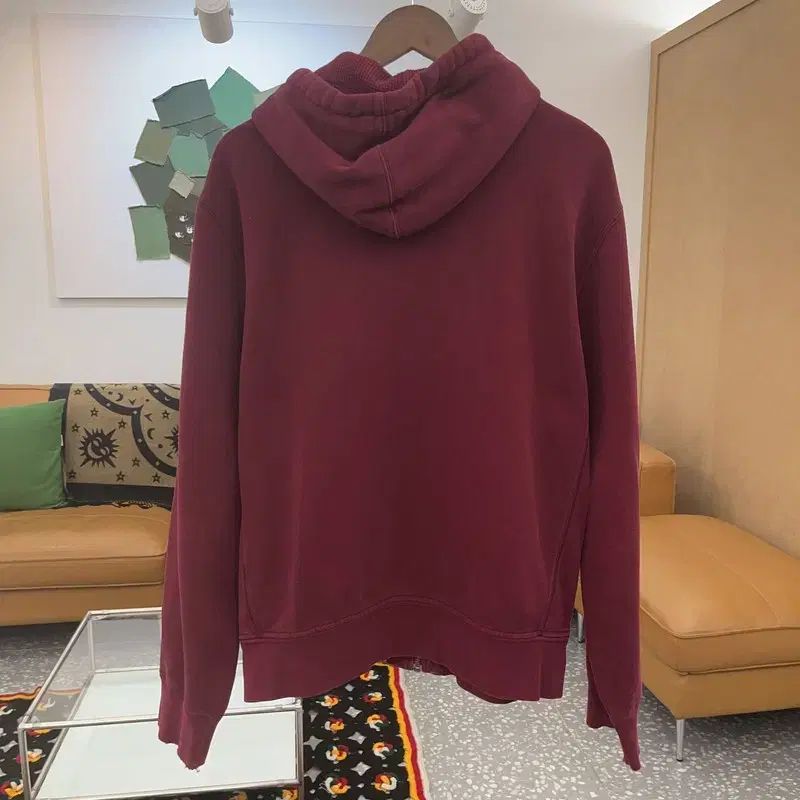 ポロ ラルフローレン ヴィンテージ スリーブ パッチ バーガンディ ワイン フード ジップアップ L C 07373 ストリート系 ジャンパー ブルゾン 