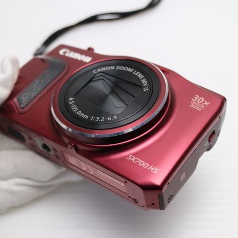 超美品 PowerShot SX700 HS レッド 即日発送 デジカメ Canon 本体 土日