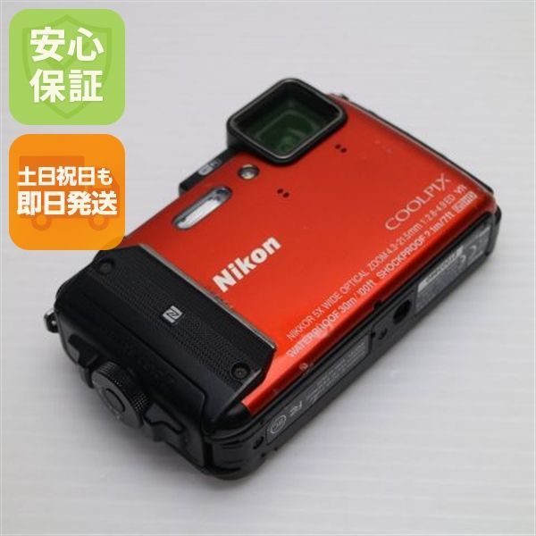 良品中古 COOLPIX AW130 オレンジ 即日発送 コンデジ Nikon 本体 土日