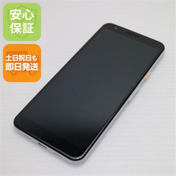 超美品 SoftBank Google Pixel 3a 64GB クリアリーホワイト スマホ
