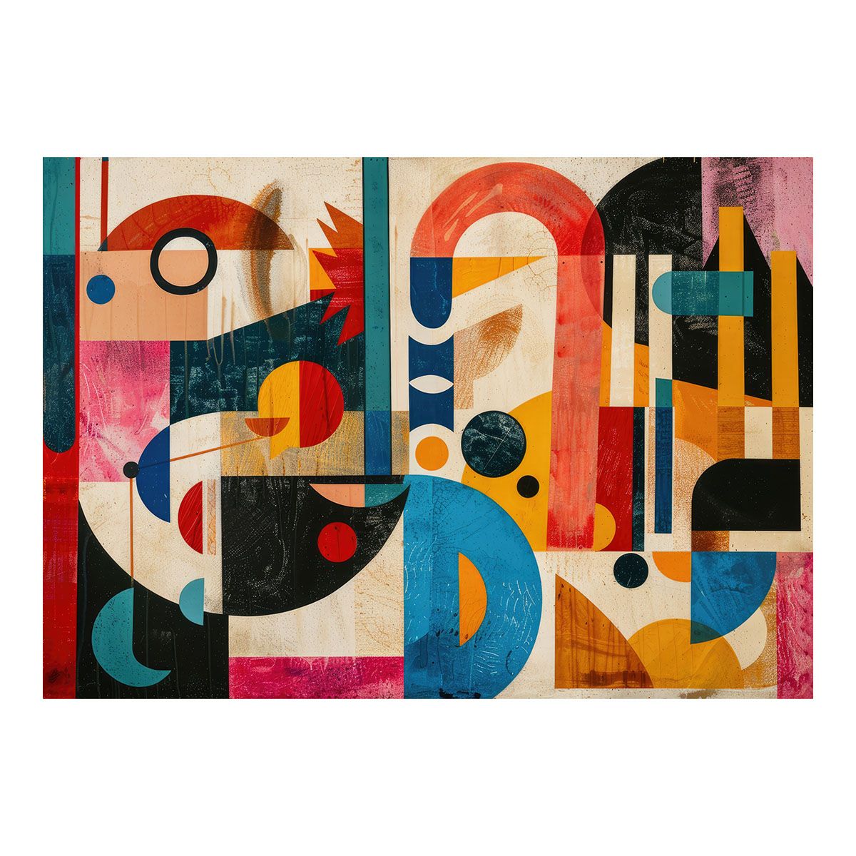 A3サイズ（約30×42cm）】【lh-poster-3771】【フレーム付き】北欧 幾何