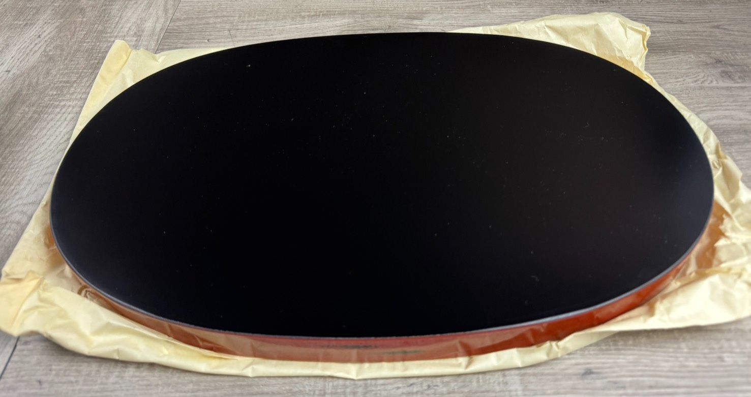 紀州 根来塗 盆 紀州塗 丸盆 48cm 伝統工芸品 島安汎工芸製作所 - メルカリ