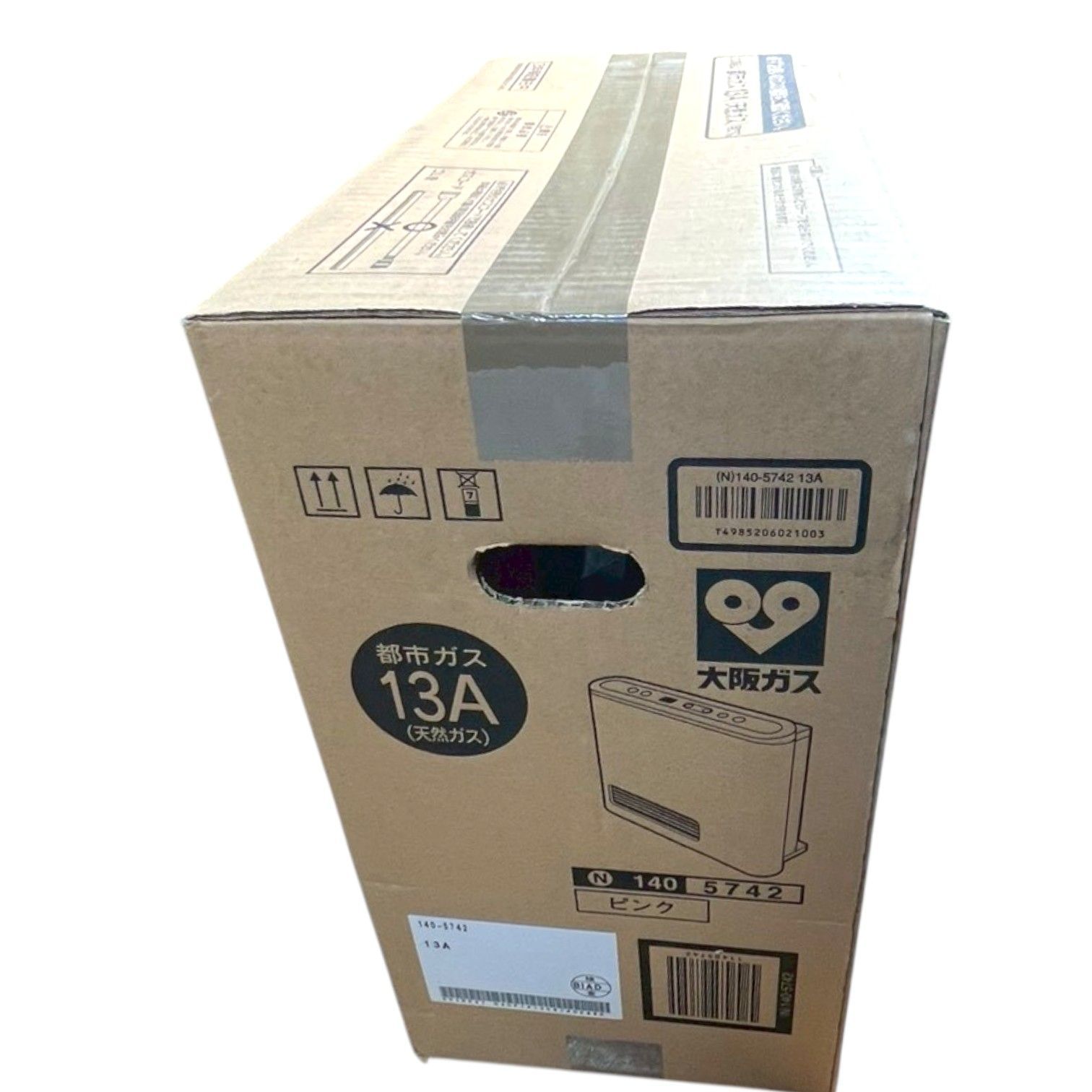 OSAKA GAS ガスファンヒーター 13A 新品未使用　未開封 OSAKA GAS ガスファンヒーター 13A 日本製 OSAKA GAS ガスファン