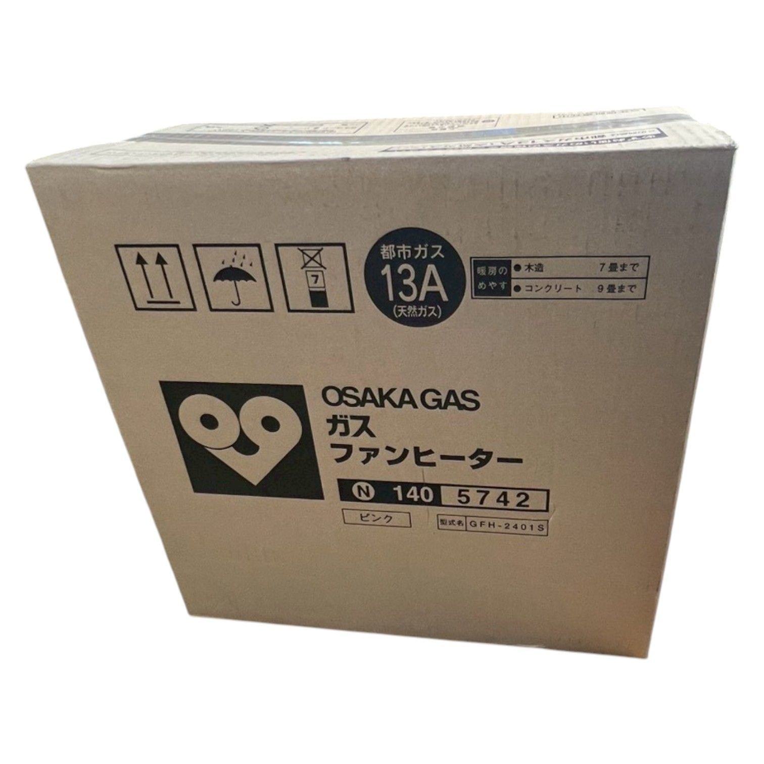 OSAKA GAS GFH-2401S 140 5742 ファンヒーター 都市ガス 13A 家電 大阪