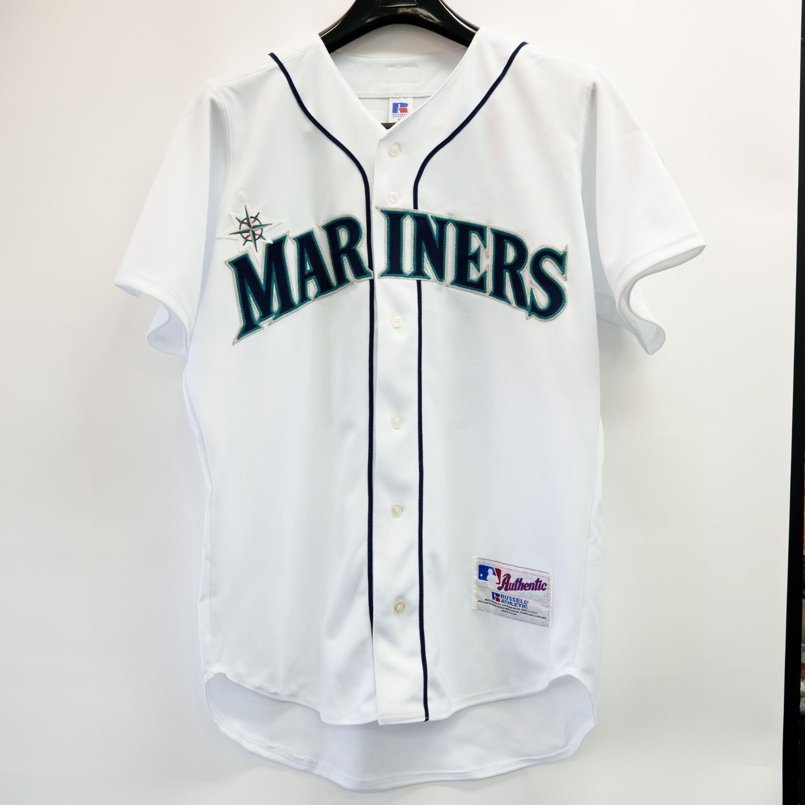 シアトルマリナーズ　ユニホーム　サイズ44 ラッセル社製　美品 m001 (60) 未使用 シアトルマリナーズ イチロー ユニフォーム ＃51