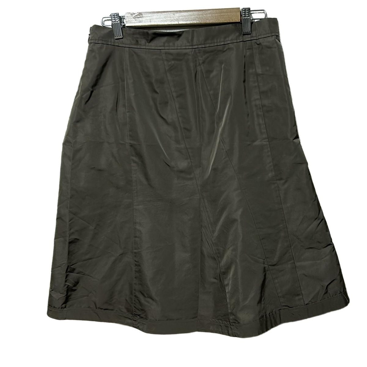 ジルサンダー スカート サイズ36 S レディース - ダークブラウン ひざ丈 シルク混