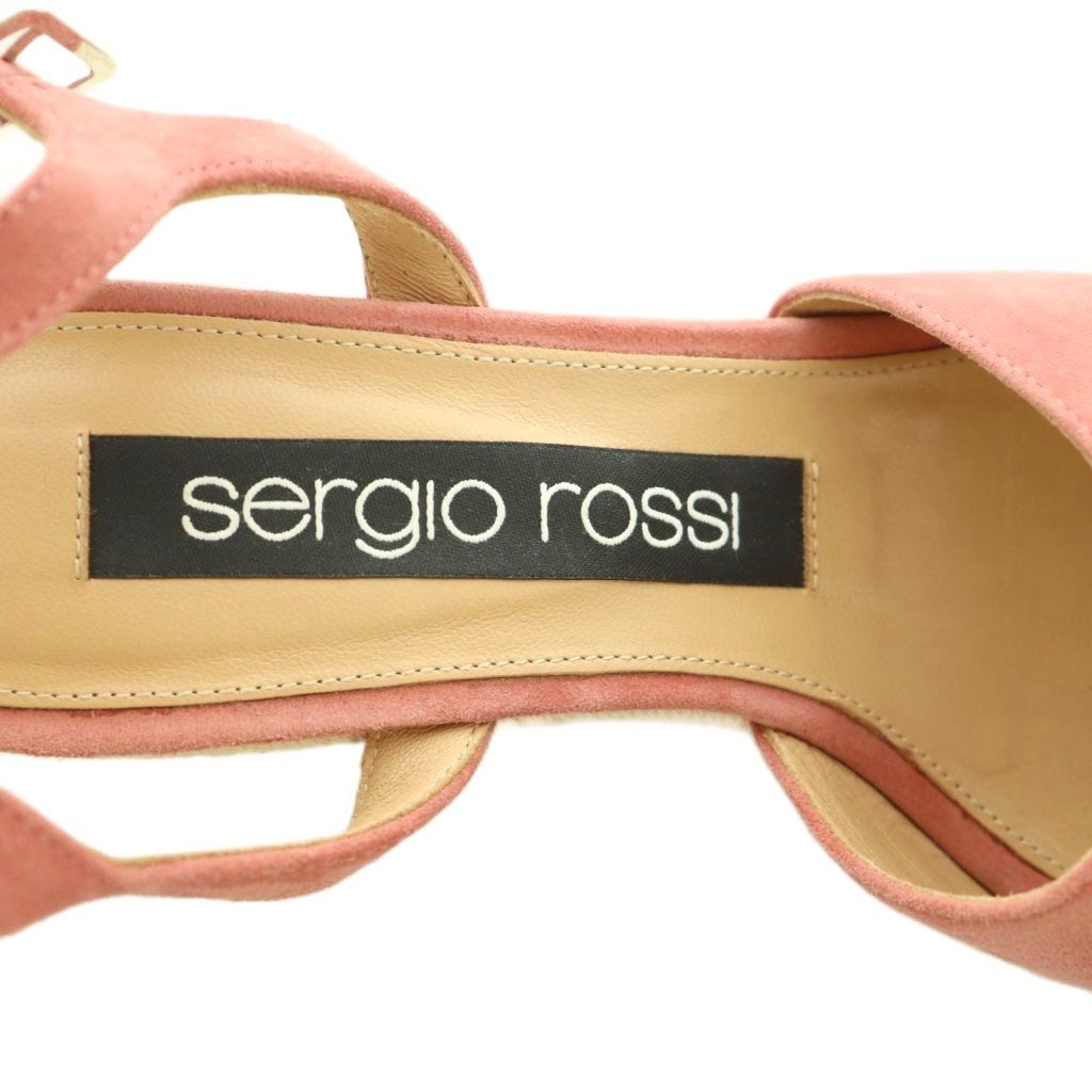 セルジオロッシ Sergio rossi サンダル ウエッジソール ストラップ セルジオロッシ Sergio rossi サンダル ウエッジソール ストラップ