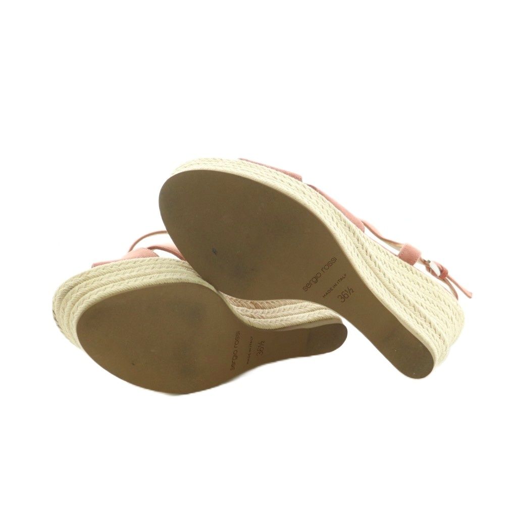 セルジオロッシ Sergio rossi サンダル ウエッジソール ストラップ セルジオロッシ Sergio rossi サンダル ウエッジソール ストラップ