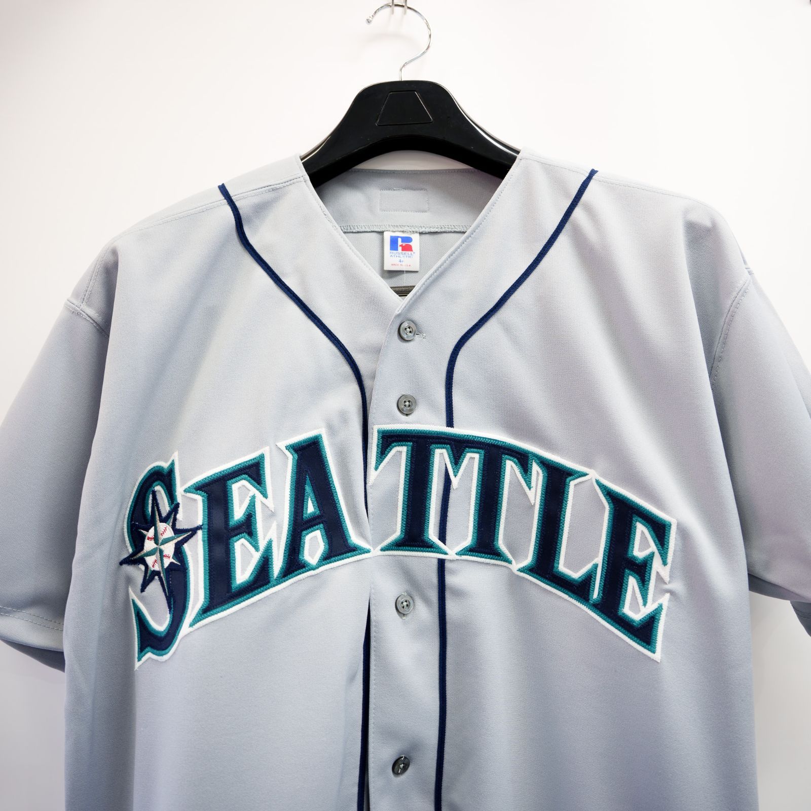m001 (60) 未使用 シアトルマリナーズ ユニフォーム サイズ44 ラッセル