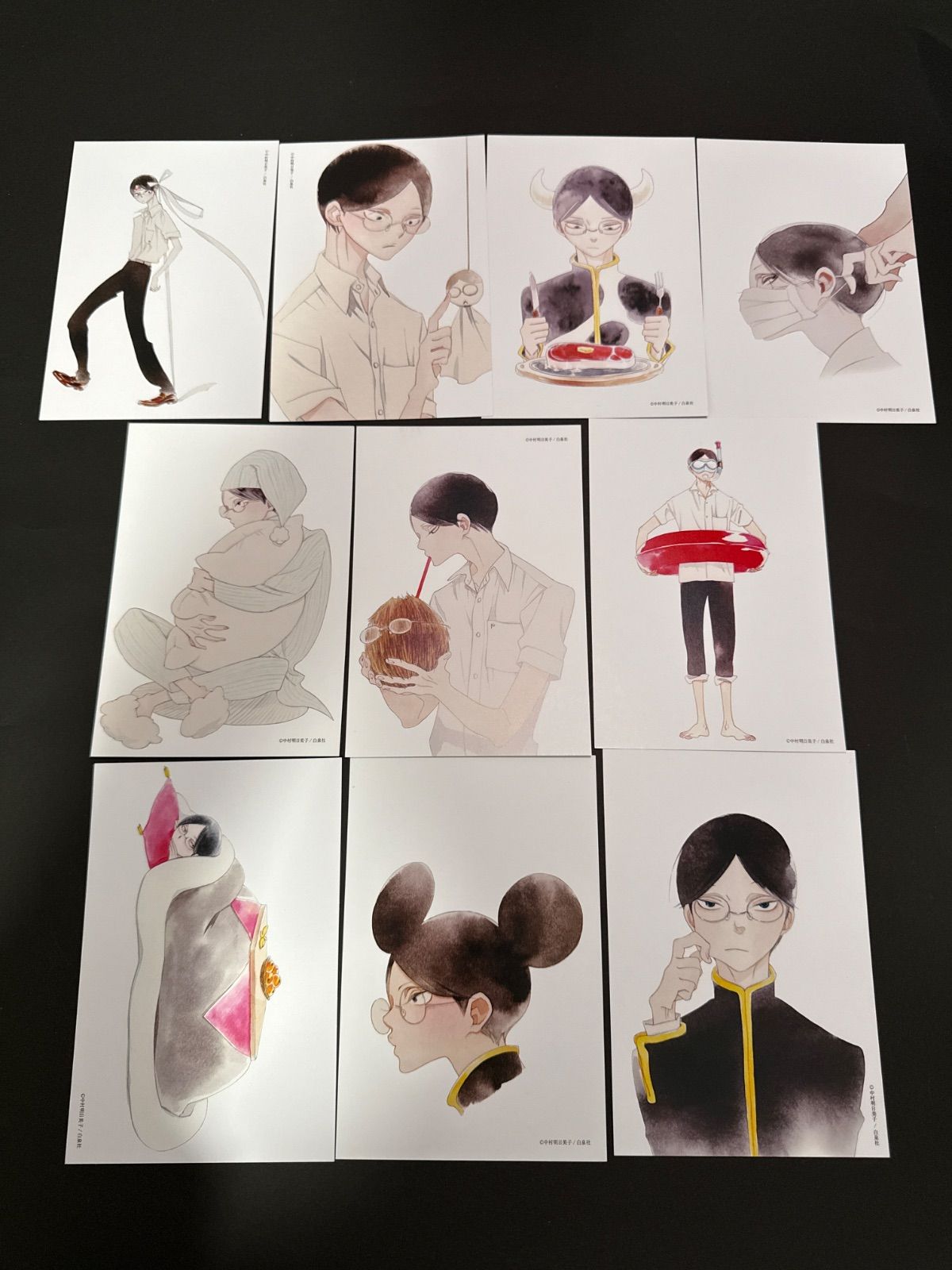 中村明日美子 楽園 Le paradis 特典 ポストカード 10点まとめ売り