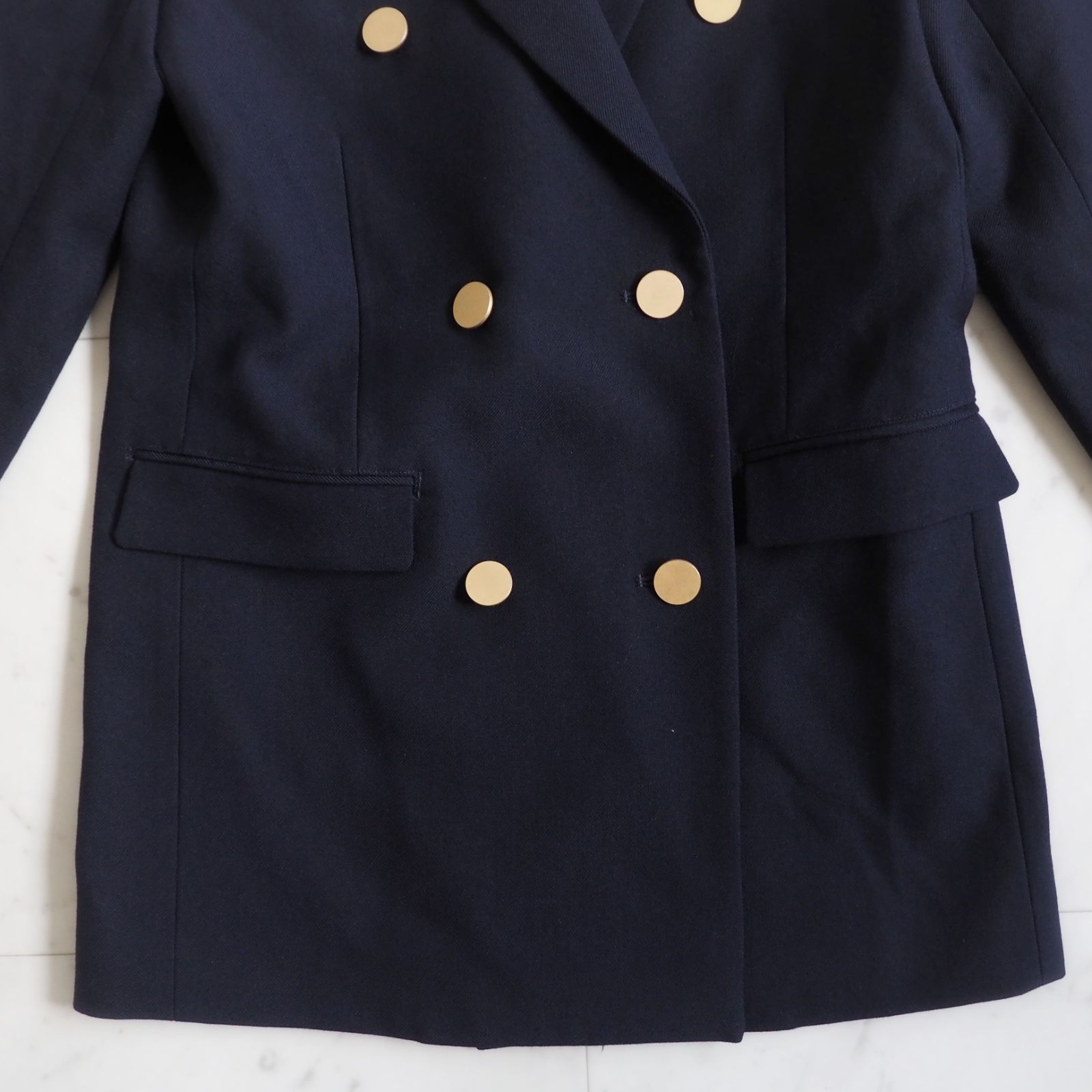 極美品【ビームスライツ】テーラードジャケット 38 ネイビー