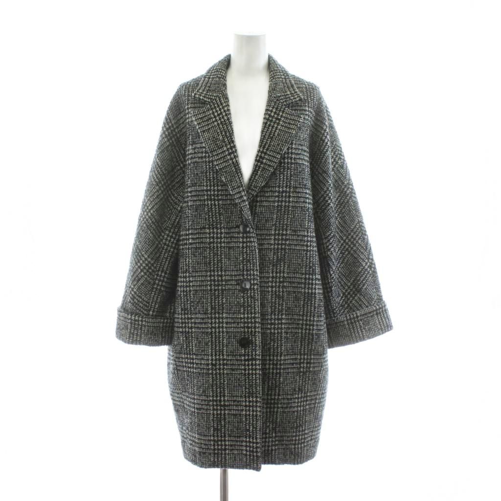 クチュールドアダム COUTURE D'ADAM グレンチェックチェスターコート