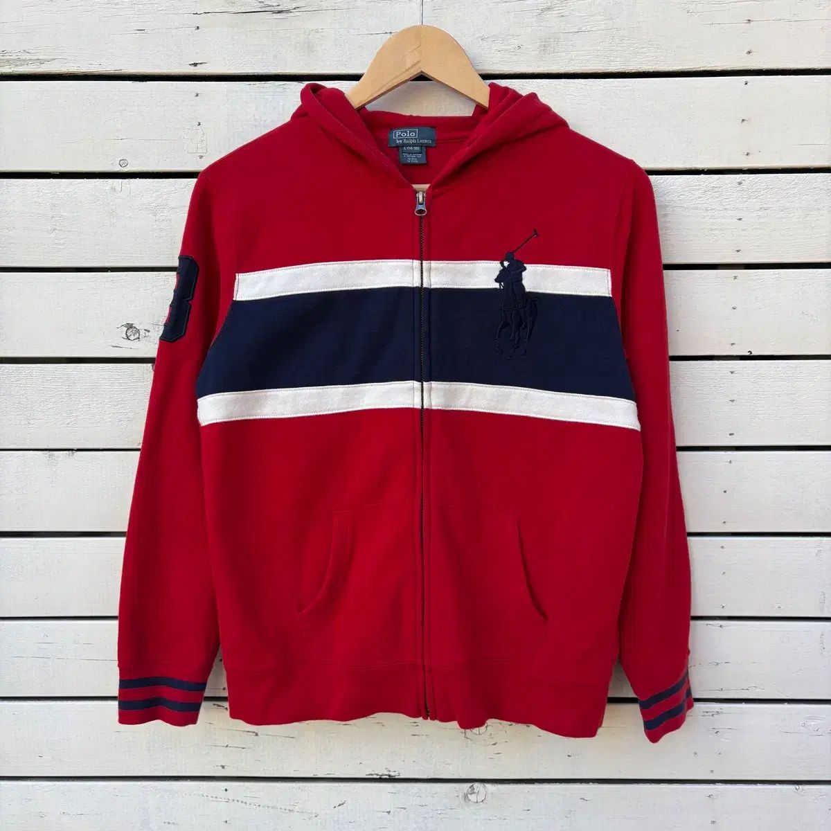 ポロ ビックポニー フードジップアップ