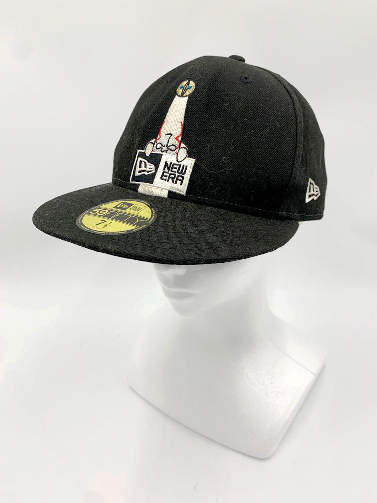 Era ニューエラ 太陽の塔 岡本太郎 刺繍 59 FIFTY キャップ size 7 1|2|黒 ◎メンズ