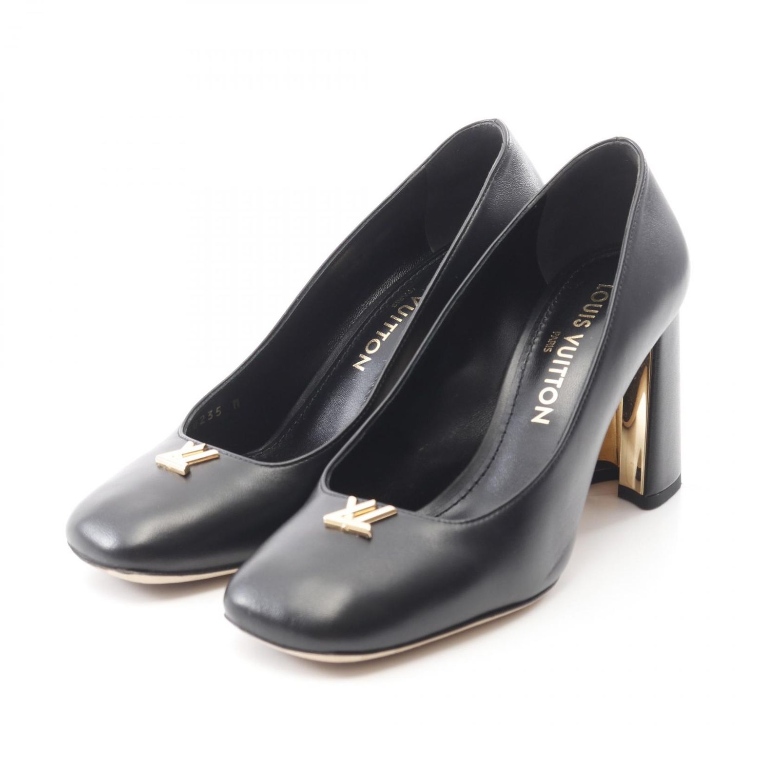 ルイ・ヴィトン LOUIS VUITTON パンプス スウィング 1AGYB0 ブラック