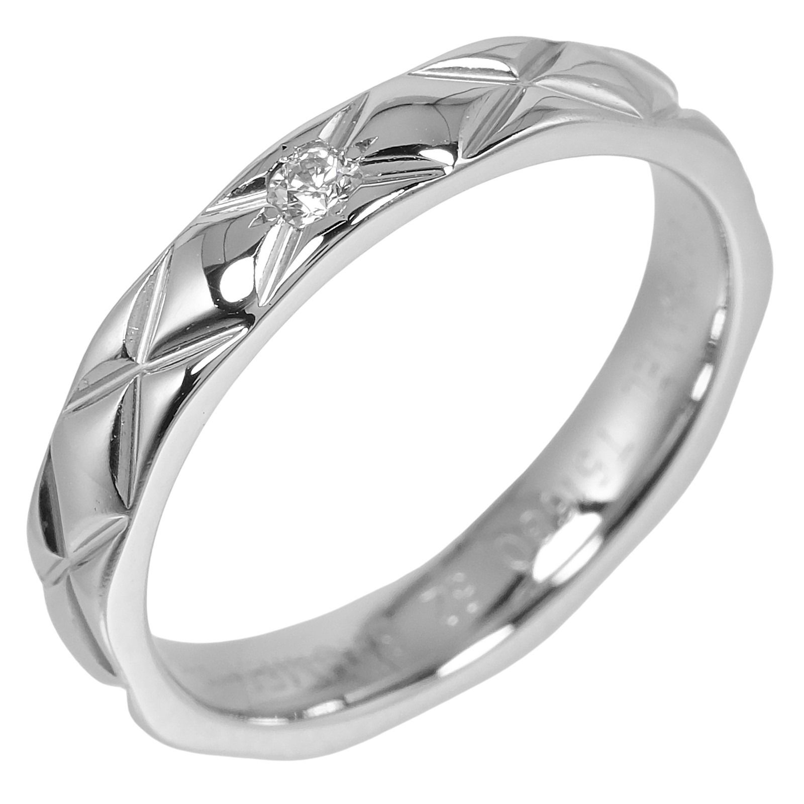 CHANEL】シャネル マトラッセ Pt950プラチナ×ダイヤモンド 11号