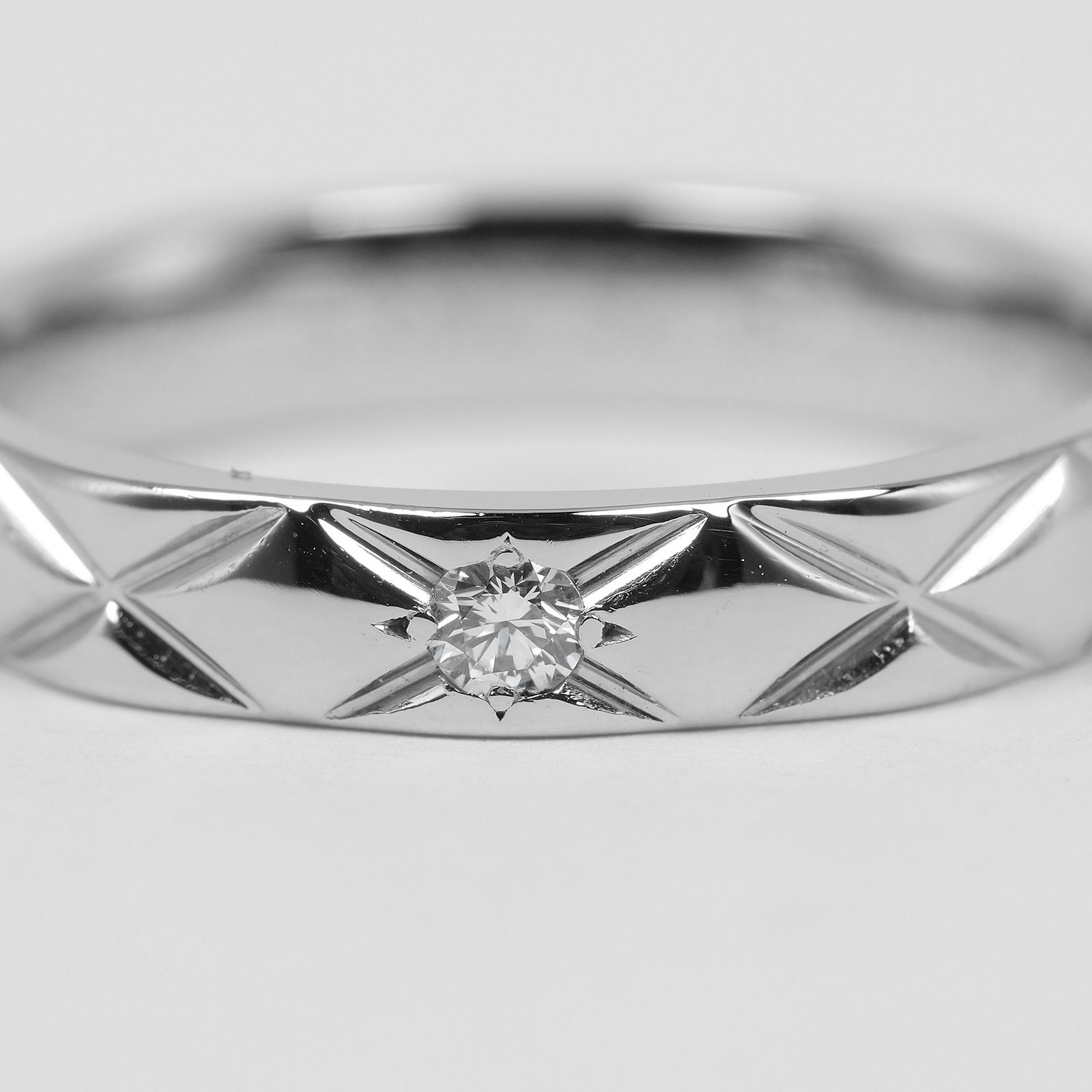 CHANEL】シャネル マトラッセ Pt950プラチナ×ダイヤモンド 11号