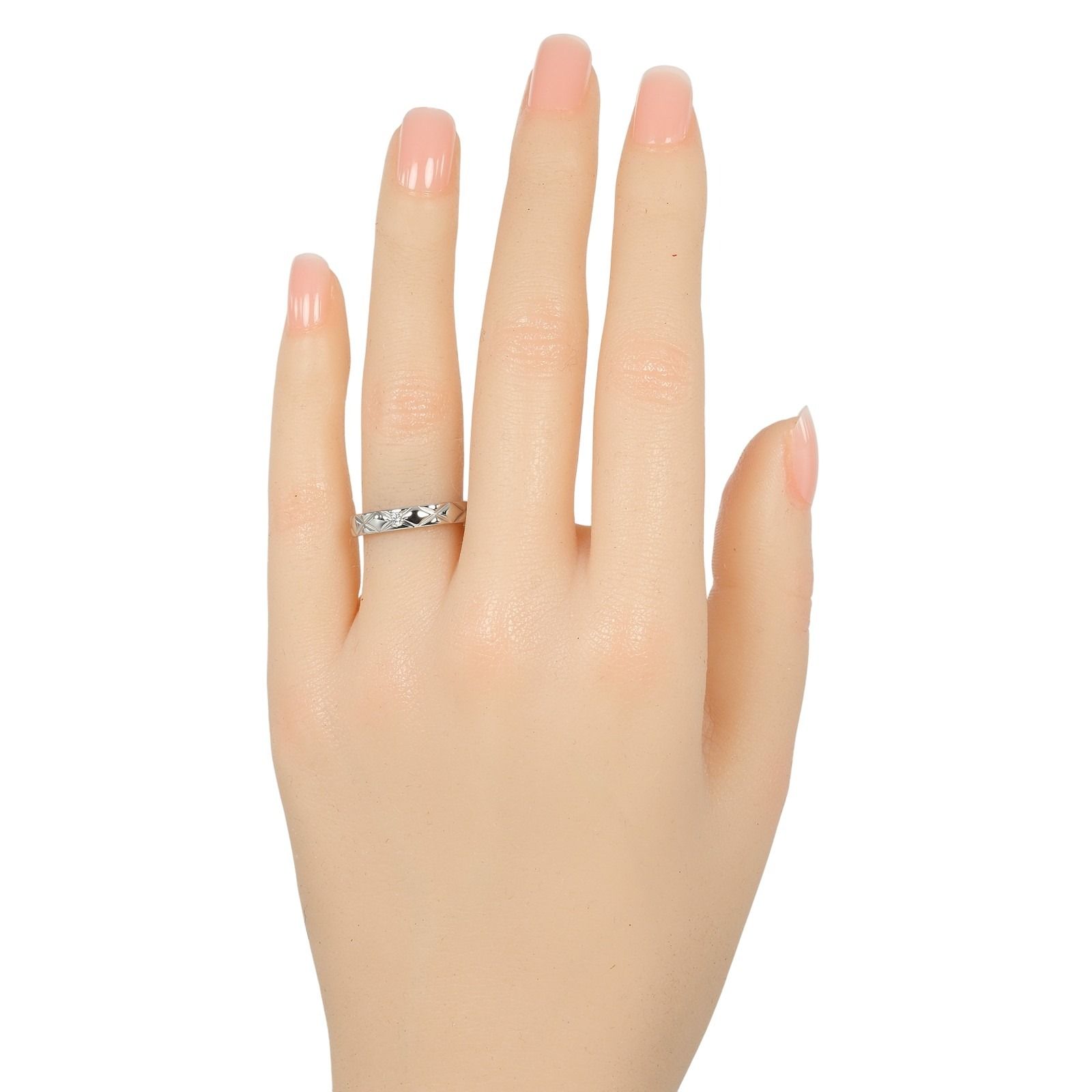 CHANEL】シャネル マトラッセ Pt950プラチナ×ダイヤモンド 11号