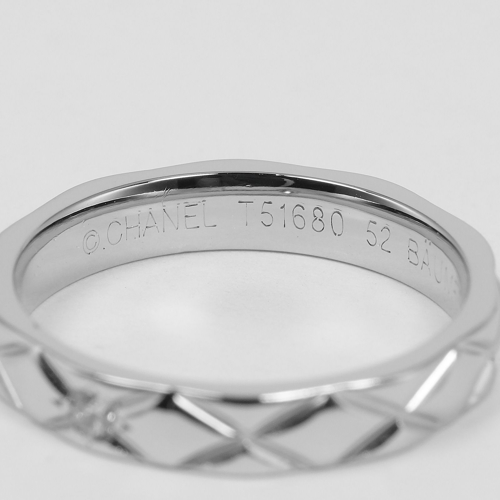 CHANEL】シャネル マトラッセ Pt950プラチナ×ダイヤモンド 11号