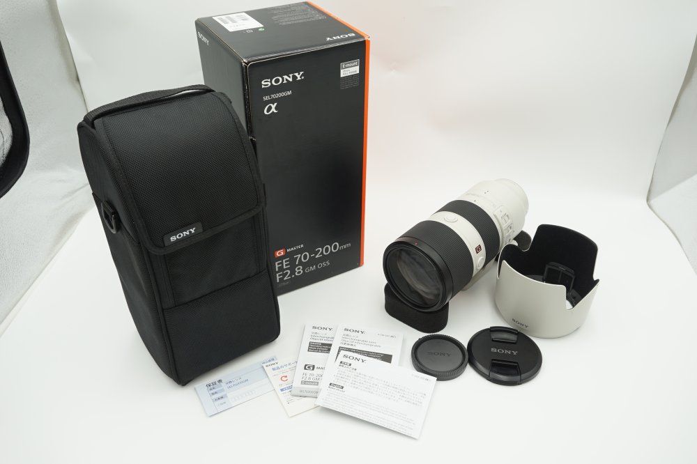 SONY ソニー 望遠ズームレンズ フルサイズ FE 70 200 mm F 2 8 GM OSS G Master デジタル一眼カメラα Eマウント 用 レンズ