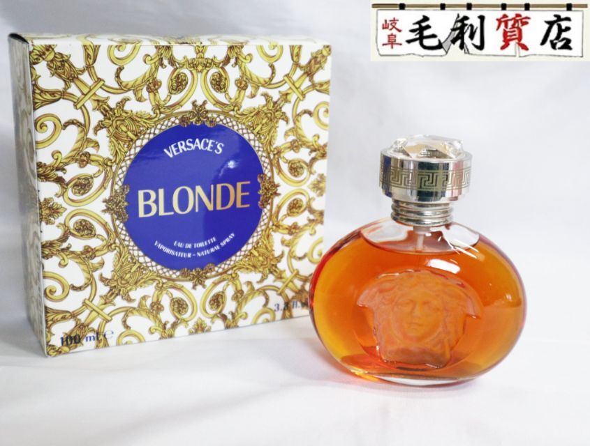 ☆希少・ほぼ未使用廃盤香水 ヴェルサーチブロンドオードトワレ 100ml☆ Versace ヴェルサーチェ Blonde ブロンド EDT オードトワレ 100mL香水