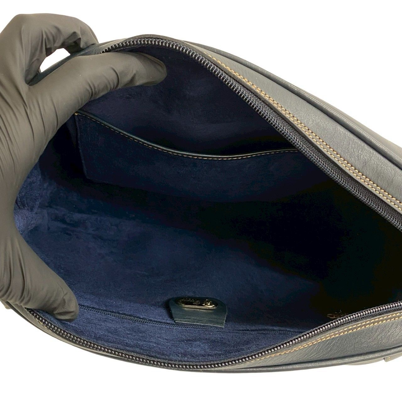 極 美品 GUCCI グッチ オールドグッチ ヴィンテージ GG ロゴ レザー 本