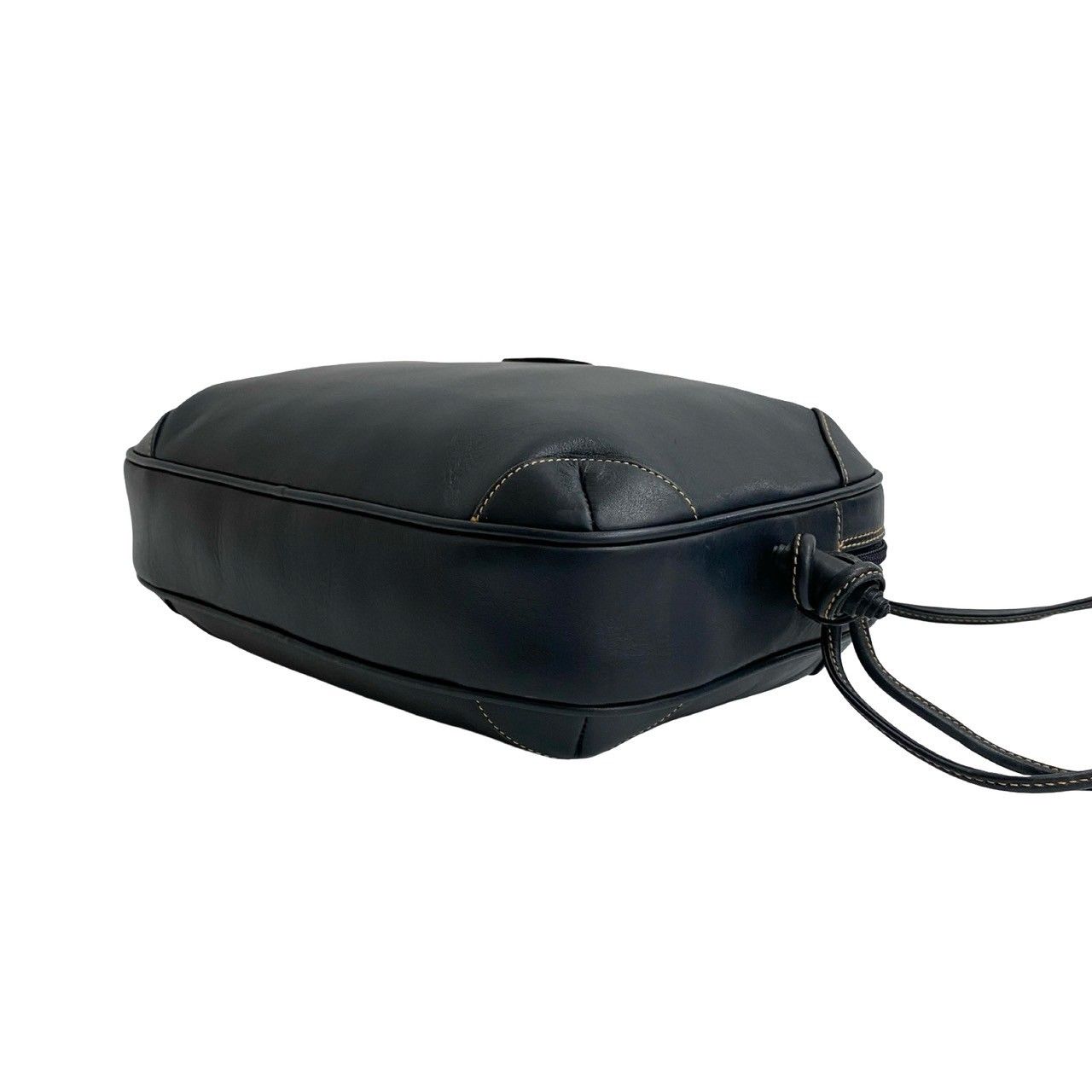 極 美品 GUCCI グッチ オールドグッチ ヴィンテージ GG ロゴ レザー 本